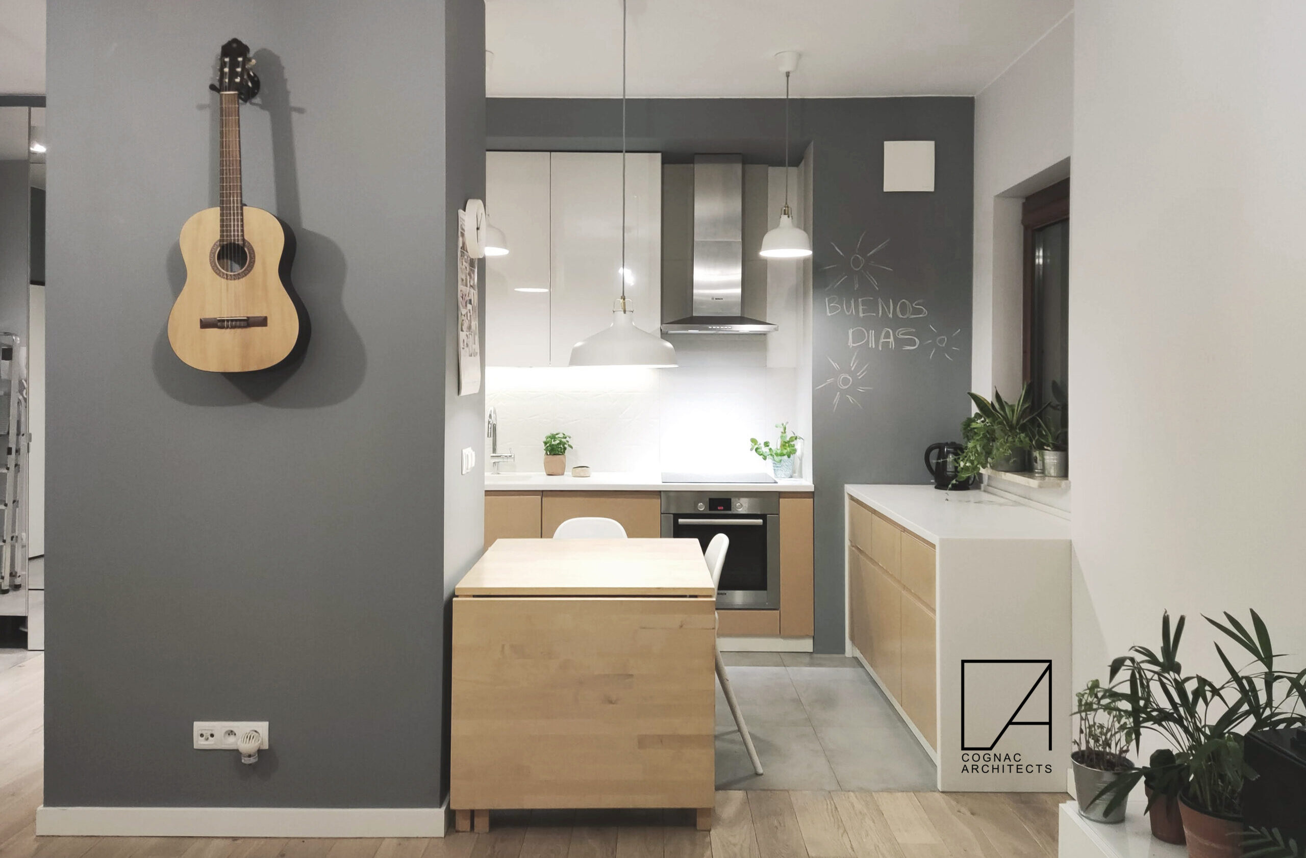 Projekt minimalistycznej kuchni