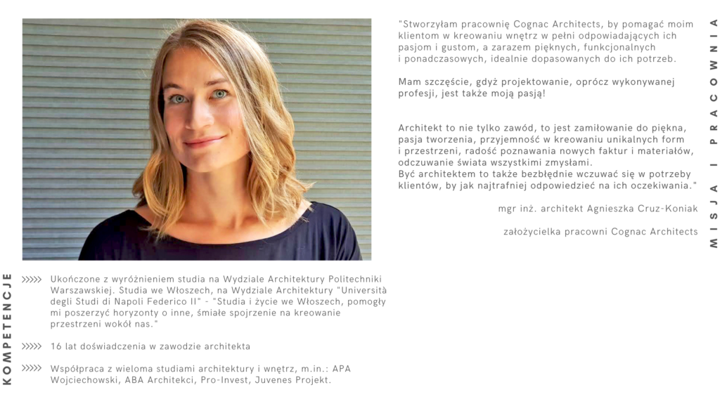 architekt wnętrz projektowanie aranżacja wnętrz