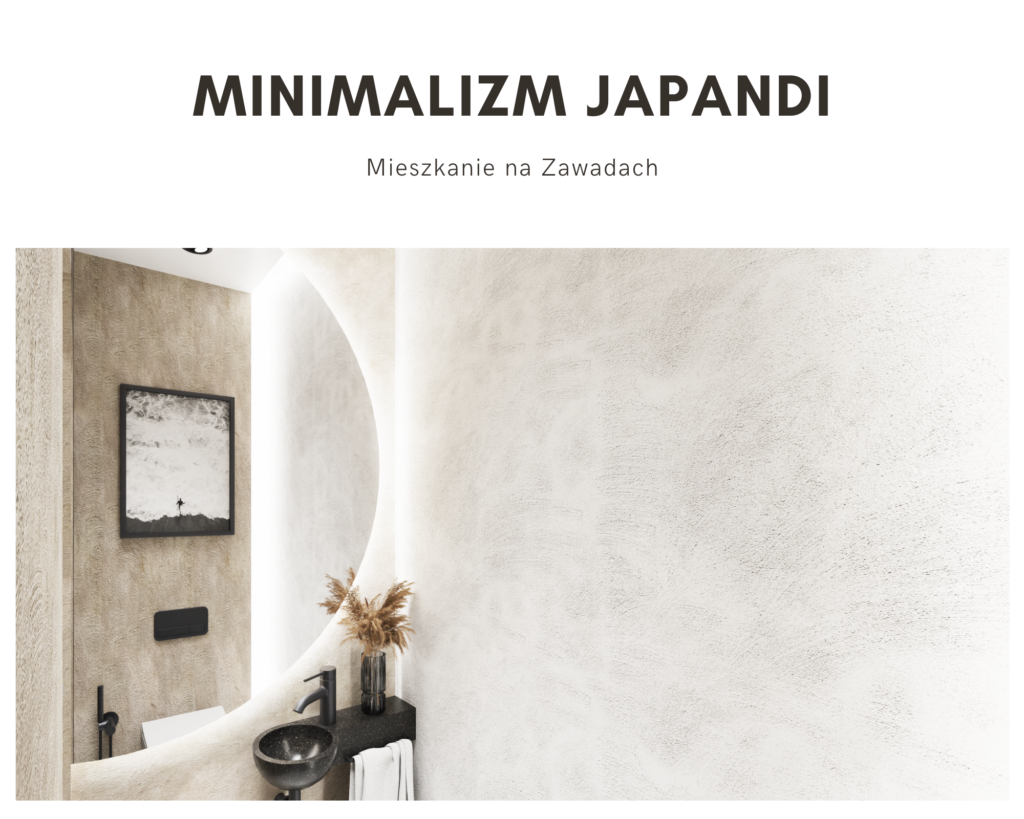 styl japandi minimalizm skandynawski wnętrze japandi łazienka